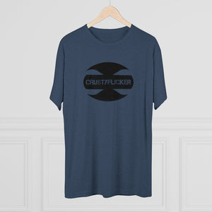 CRUSTYFLICKER Zen - Men's Tri-Blend Crew T-Shirt - Keen Eye Design