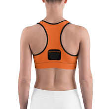 Load image into Gallery viewer, CRUSTYFLICKER Zen - Sports Bra (orange) - Keen Eye Design
