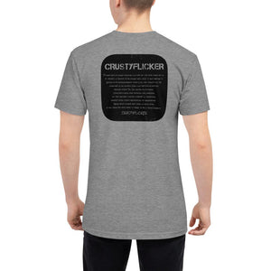 CRUSTYFLICKER Zen - Unisex Tri-Blend Track Shirt - Keen Eye Design