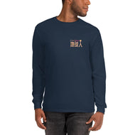 Diquiren Global Citizen (F&B) - Men’s Long Sleeve Shirt - Keen Eye Design