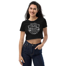 Load image into Gallery viewer, Freaky Flukey Arsey Aussie - Organic Crop Top - Keen Eye Design
