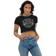 Load image into Gallery viewer, Freaky Flukey Arsey Aussie - Organic Crop Top - Keen Eye Design
