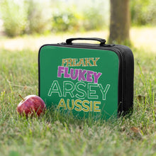 Load image into Gallery viewer, Freaky Flukey Arsey Aussie V2 - Lunch Box - Keen Eye Design
