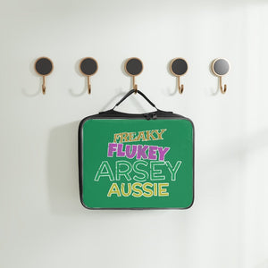 Freaky Flukey Arsey Aussie V2 - Lunch Box - Keen Eye Design