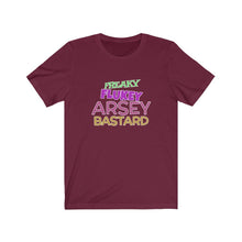 Load image into Gallery viewer, Freaky Flukey Arsey Bastard V3 - Unisex Premium T-Shirt - Keen Eye Design
