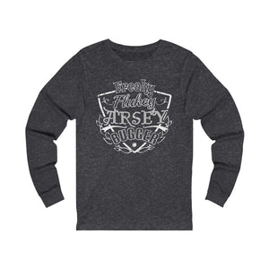 Freaky Flukey Arsey Bugger - Unisex Jersey Long Sleeve Tee - Keen Eye Design