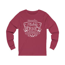 Load image into Gallery viewer, Freaky Flukey Arsey Bugger - Unisex Jersey Long Sleeve Tee - Keen Eye Design
