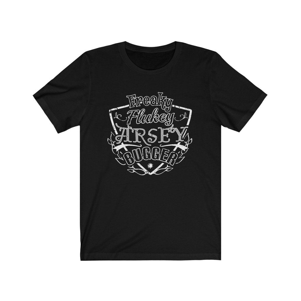 Freaky Flukey Arsey Bugger - Unisex Premium T-Shirt - Keen Eye Design