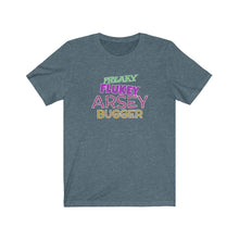 Load image into Gallery viewer, Freaky Flukey Arsey Bugger v4 (distressed) - Unisex Premium T-Shirt - Keen Eye Design
