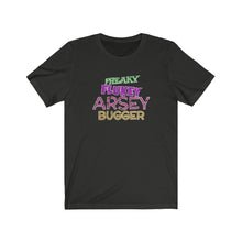 Load image into Gallery viewer, Freaky Flukey Arsey Bugger v4 (distressed) - Unisex Premium T-Shirt - Keen Eye Design
