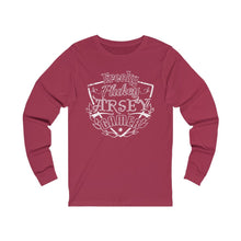 Load image into Gallery viewer, Freaky Flukey Arsey Gamer - Unisex Jersey Long Sleeve Tee - Keen Eye Design
