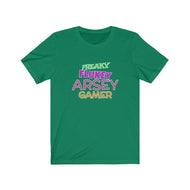 Freaky Flukey Arsey Gamer V3 - Unisex Premium T-Shirt - Keen Eye Design
