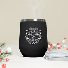 Load image into Gallery viewer, Freaky Flukey Arsey Playa - 12oz Insulated Wine Tumbler - Keen Eye Design
