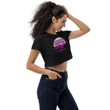 Load image into Gallery viewer, Gourmet Zombie on a High IQ Diet - Organic Crop Top - Keen Eye Design
