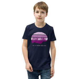 Gourmet Zombie on a High IQ Diet - Youth Premium Unisex T-Shirt - Keen Eye Design