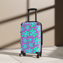 Load image into Gallery viewer, Greenflower on Purple - Cabin Suitcase - Keen Eye Design

