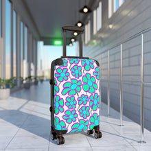 Load image into Gallery viewer, Greenflower on White - Cabin Suitcase - Keen Eye Design
