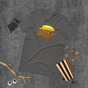 Halloween Zombie Brains - Premium Unisex T-Shirt - Keen Eye Design