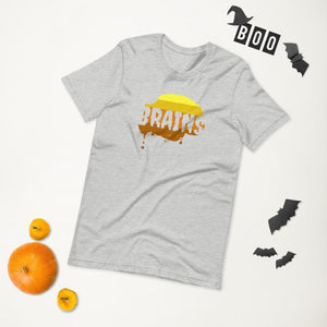 Halloween Zombie Brains - Premium Unisex T-Shirt - Keen Eye Design