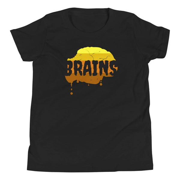 Halloween Zombie Brains - Premium Youth T-Shirt - Keen Eye Design