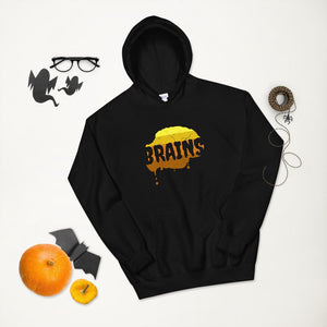 Halloween Zombie Brains - Unisex Hoodie - Keen Eye Design
