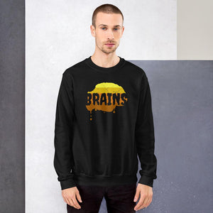Halloween Zombie Brains - Unisex Sweatshirt - Keen Eye Design