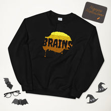 Load image into Gallery viewer, Halloween Zombie Brains - Unisex Sweatshirt - Keen Eye Design
