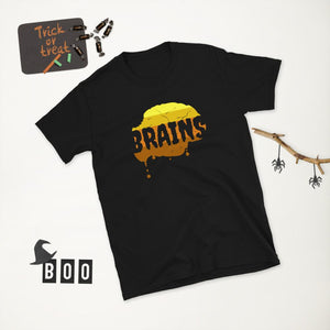 Halloween Zombie Brains - Unisex T-Shirt - Keen Eye Design