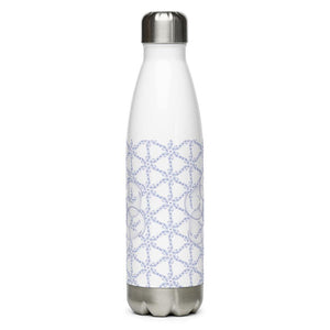 Hippy Flower - Stainless Steel Water Bottle 17oz - Keen Eye Design