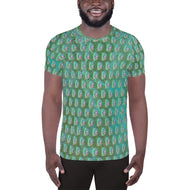 KeenEyeD - AOP Men's Athletic T-shirt - Keen Eye Design
