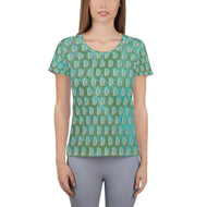 KeenEyeD - AOP Women's Athletic T-Shirt - Keen Eye Design
