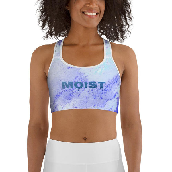 Moist (Answer - Water Style) - Sports bra - Keen Eye Design