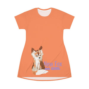 New Fox - AOP T-Shirt Dress - Keen Eye Design