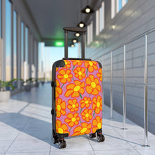 Load image into Gallery viewer, Orangeflower on Pink - Cabin Suitcase - Keen Eye Design
