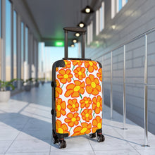 Load image into Gallery viewer, Orangeflower on White - Cabin Suitcase - Keen Eye Design
