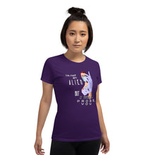 Load image into Gallery viewer, Probe You (Full - Gal) - Women&#39;s scoop neck t-shirt - Keen Eye Design
