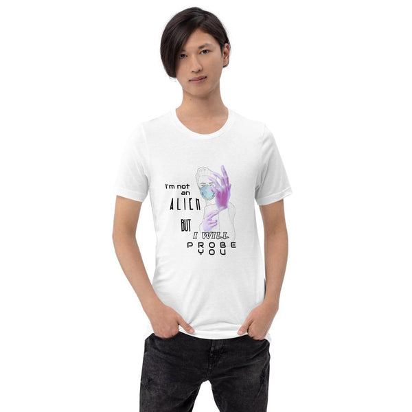 Probe You (Lite - Guy) - Short-Sleeve Unisex T-Shirt - Keen Eye Design