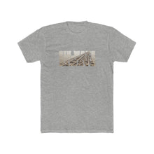 Load image into Gallery viewer, Six Ways Sideways Always (Sandtracks 1) - Men&#39;s Fitted Premium T-Shirt - Keen Eye Design
