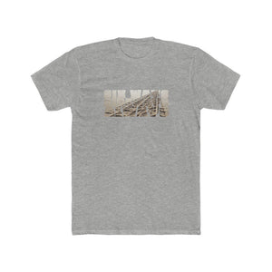 Six Ways Sideways Always (Sandtracks 1) - Men's Fitted Premium T-Shirt - Keen Eye Design