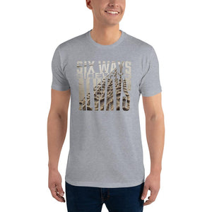 Six Ways Sideways Always (Sandtracks 2) - Men's Fitted Premium T-Shirt - Keen Eye Design
