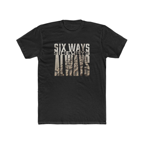 Six Ways Sideways Always (Sandtracks 2) - Men's Fitted Premium T-Shirt - now with more colours! - Keen Eye Design