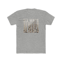 Load image into Gallery viewer, Six Ways Sideways Always (Sandtracks 2) - Men&#39;s Fitted Premium T-Shirt - now with more colours! - Keen Eye Design
