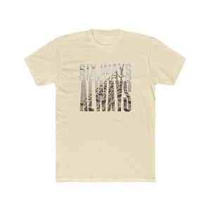 Six Ways Sideways Always (Sandtracks 2) - Men's Fitted Premium T-Shirt - now with more colours! - Keen Eye Design