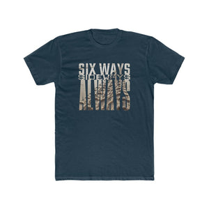 Six Ways Sideways Always (Sandtracks 2) - Men's Fitted Premium T-Shirt - now with more colours! - Keen Eye Design