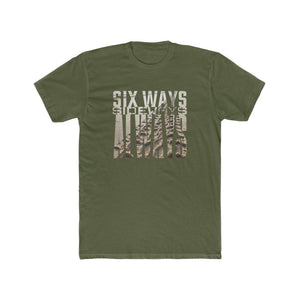 Six Ways Sideways Always (Sandtracks 2) - Men's Fitted Premium T-Shirt - now with more colours! - Keen Eye Design