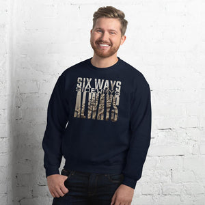 Six Ways Sideways Always (Sandtracks 2) - Unisex Sweatshirt - Keen Eye Design