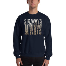 Load image into Gallery viewer, Six Ways Sideways Always (Sandtracks 2) - Unisex Sweatshirt - Keen Eye Design
