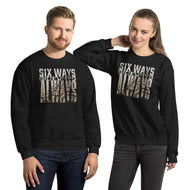 Six Ways Sideways Always (Sandtracks 2) - Unisex Sweatshirt - Keen Eye Design