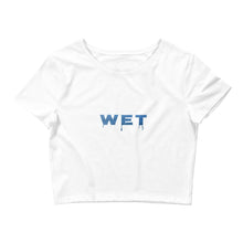 Load image into Gallery viewer, Wet (Answer - Water Style) - Women&#39;s Crop Tee - Keen Eye Design
