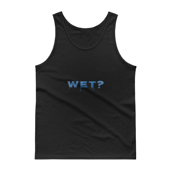 Wet? (Question - Water Style) - Men's Classic Tank top - Keen Eye Design